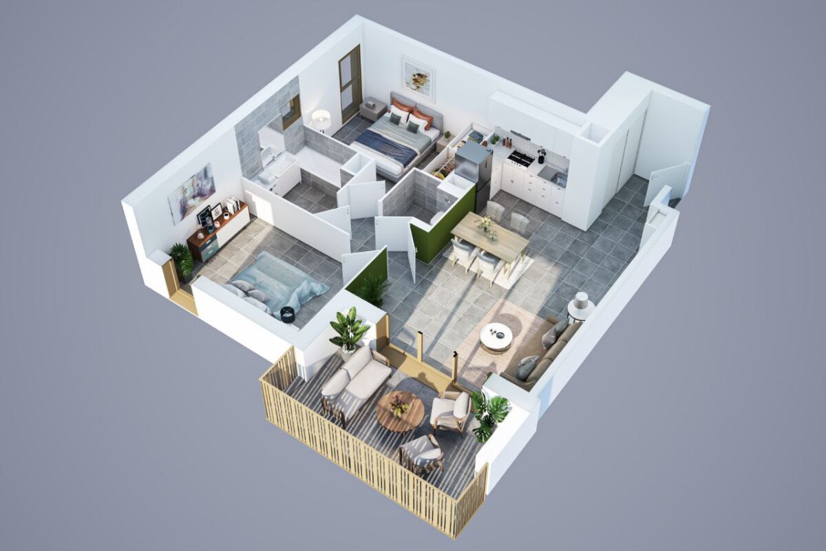 3D-Floor-Plan-Rendering